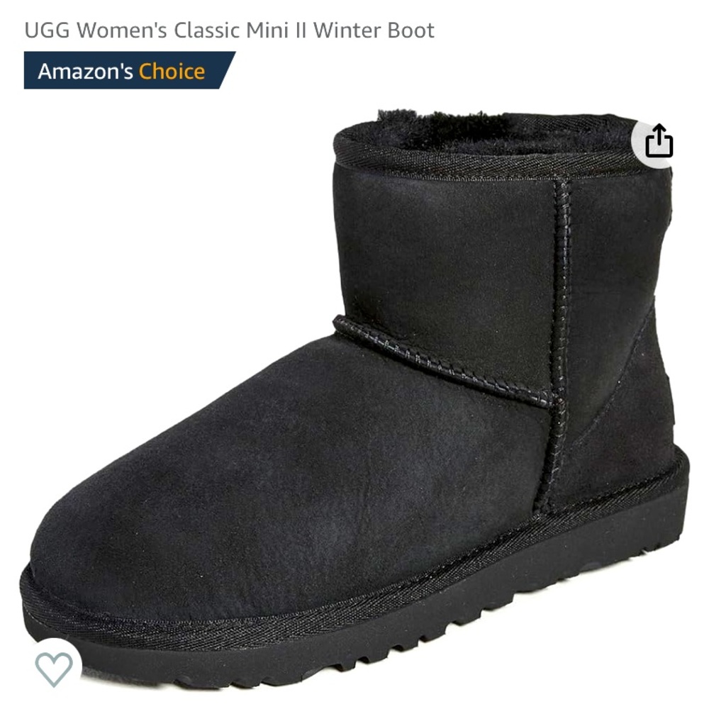 Black UGG Boots Mini!